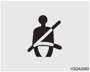 Seat belt warning (for driver’s seat)