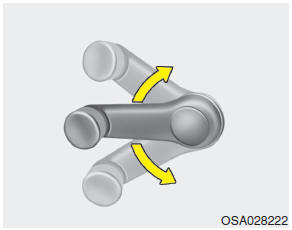 To raise or lower the window, turn the window regulator handle clockwise or counterclockwise.