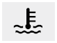 The warning light illuminates if the temperature of the engine coolant is above