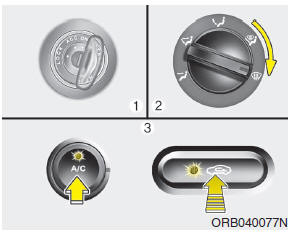 Manual climate control system