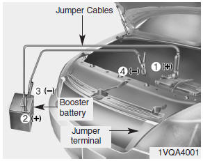 Connect cables in numerical order and disconnect in reverse order.