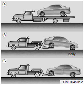 If emergency towing is necessary, we recommend having it done by an authorized