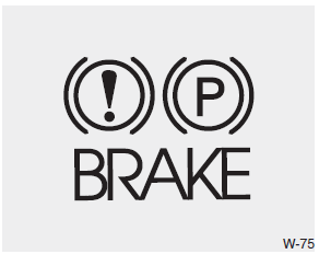 Check the brake warning light by turning the ignition switch ON (do not start