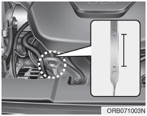 If it is near or at L, add enough oil to bring the level to F. Do not overfill.