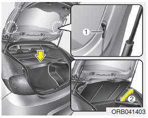 Use the cover to hide items stored in the cargo area.