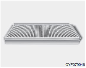 4. Replace the climate control air filter.